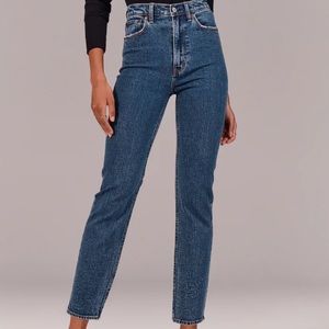 Ultra High Rise Ankle Straight Jeans